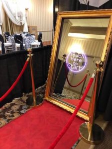 Formal Elegant photo booth rental